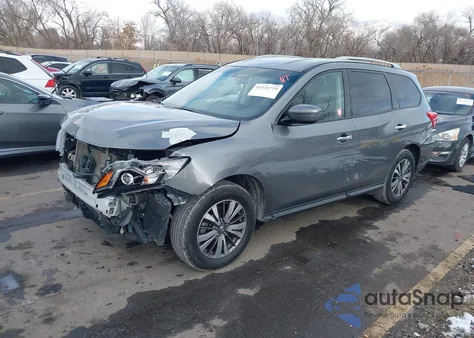 2018 Nissan Pathfinder Sv из США, поврежденный, VIN 5N1DR2MN7JC607274